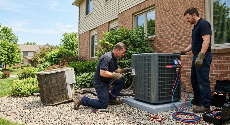 Central Air Unit Replacement in Columbus, OH