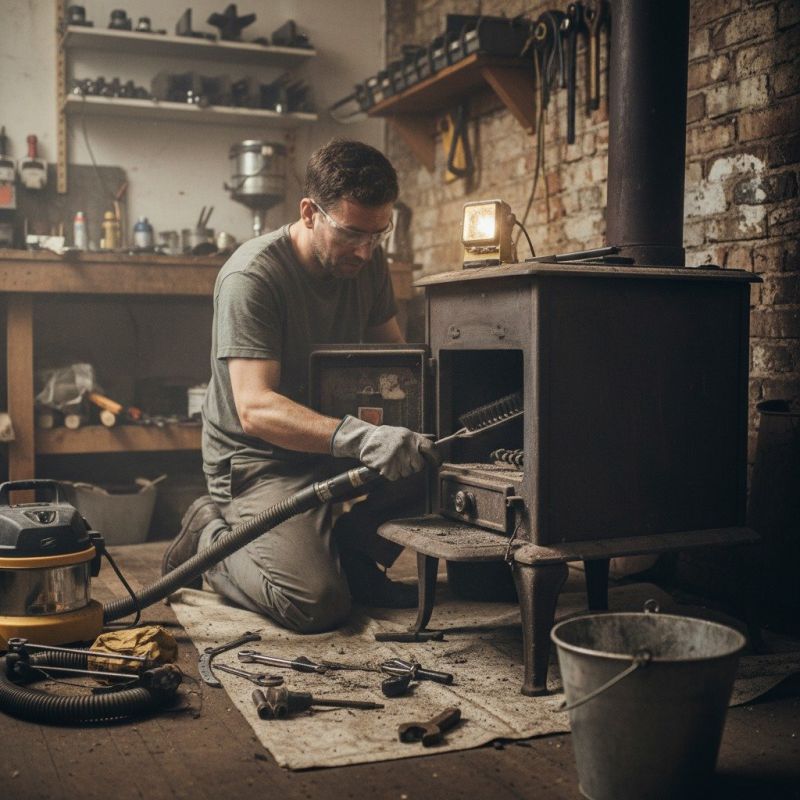 Wood Pellet Stove Installation