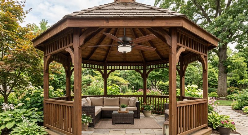 Gazebo Fan Installation in Olathe, KS