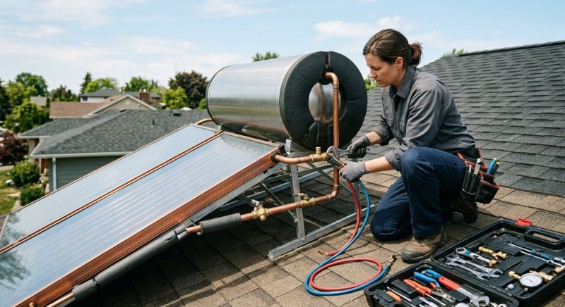 Solar Water Heater Repair in Denver, CO